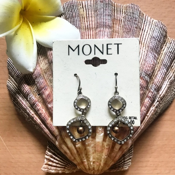 Monet Dangle Earrings - Picture 1 of 1
